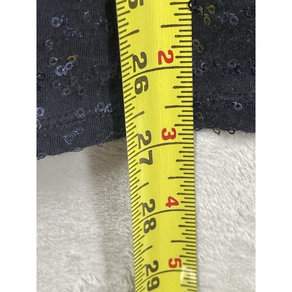 MODA INTERNATIONAL Womens Sequin Tank Top Sz XL EUC Scoop Neck - Picture 4 of 8